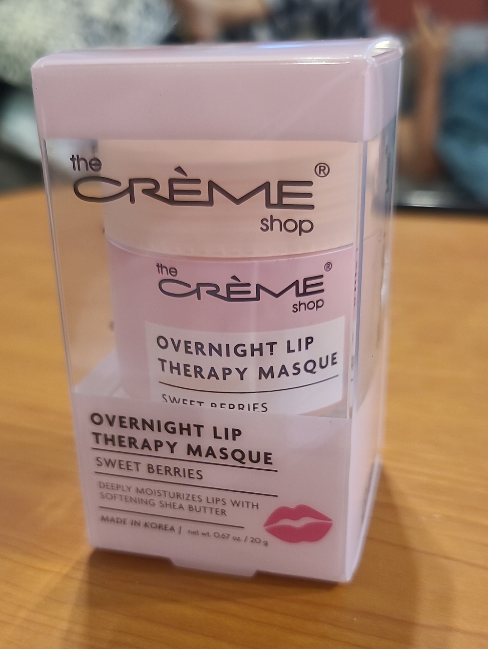 The Creme Shop Overnight Lip Therapy Masque Sweet Berries Hydrating Lip Mask